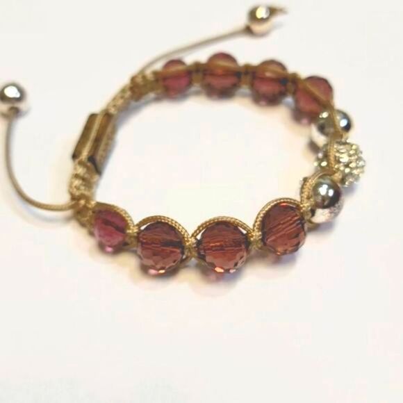 Joseph Nogucci Silver/Lavendar | Crystal Kikiballa Bracelet - Picture 4 of 8